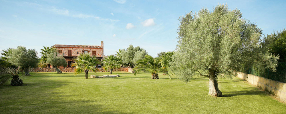 parkähnlicher Garten